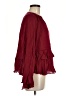 Gilli Burgundy Long Sleeve Blouse Size M - photo 4