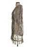Ranna Gill 100% Polyester Animal Print Silver Cocktail Dress Size S - photo 5