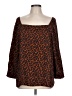 J.Jill Brown 3/4 Sleeve Blouse Size L - photo 1