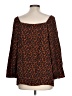 J.Jill Brown 3/4 Sleeve Blouse Size L - photo 2