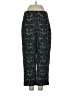 St. John Print Black Casual Pants Size 2 - photo 1