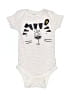 Gerber Graphic Ivory Short Sleeve Onesie Size 3-6 mo - photo 1