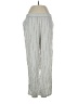 Theory 100% Linen Stripes Silver Linen Pants Size 4 - photo 1