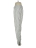 Theory 100% Linen Stripes Silver Linen Pants Size 4 - photo 5