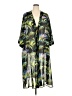 Torrid 100% Polyester Multi Color Green Kimono Size 4X Plus (4) - photo 1
