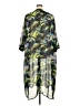 Torrid 100% Polyester Multi Color Green Kimono Size 4X Plus (4) - photo 2