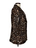 NYCC 100% Polyester Animal Print Brown Blazer Size M - photo 4