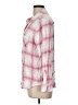 Well Worn 100% Viscose Plaid Pink 3/4 Sleeve Button-Down Shirt Size L - photo 5