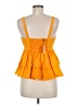 Cinq à Sept 100% Polyamide Orange Tank Top Size M - photo 2