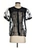 Let Me Be Black Short Sleeve Blouse Size S - photo 1
