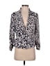 Cache Animal Print Ivory Blazer Size 4 - photo 1