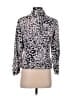Cache Animal Print Ivory Blazer Size 4 - photo 2