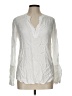 James Perse White Long Sleeve Blouse Size Lg (3) - photo 1