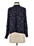 Eyeshadow 100% Rayon Blue Long Sleeve Blouse Size S - photo 1
