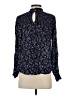 Eyeshadow 100% Rayon Blue Long Sleeve Blouse Size S - photo 2