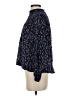 Eyeshadow 100% Rayon Blue Long Sleeve Blouse Size S - photo 5