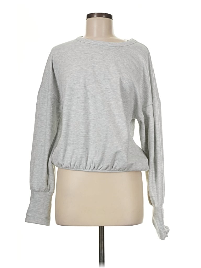 Pre-owned Evereve Sweatshirt In Silver
