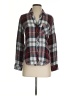Rails 100% Rayon Plaid Burgundy Long Sleeve Button-Down Shirt Size XS - photo 1