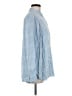 Express 100% Lyocell Blue Long Sleeve Button-Down Shirt Size M - photo 4