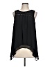Jennifer Lopez 100% Polyester Black Sleeveless Blouse Size L - photo 1