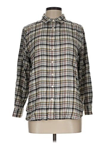 Ann Taylor LOFT Long Sleeve Button-Down Shirt (view 1)