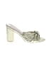 Unbranded Metallic Silver Sandals Size 9 - photo 1