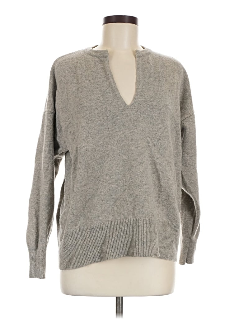Pre-owned Zara Pullover Sweater In Gray