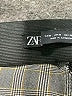 Zara Plaid Gray Dress Pants Size S - photo 4