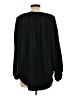 Tamara Mellon 100% Silk Black Blouse Size 10 - photo 2