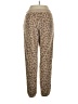 Assorted Brands 100% Polyester Animal Print Brown Casual Pants Size XL - photo 2