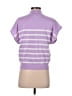ee:some Purple Short Sleeve Turtleneck Size S - photo 2