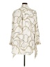 Chico's 100% Polyester Ivory 3/4 Sleeve Blouse Size XL (3) - photo 2