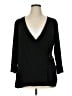 Anne Klein Black 3/4 Sleeve Top Size XL - photo 1