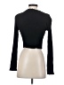 Topshop Black Long Sleeve Top Size 4 - photo 2