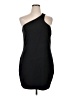 Express Solid Black Cocktail Dress Size XL - photo 1