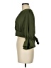 Shein 100% Polyester Green 3/4 Sleeve Blouse Size 8 - photo 5
