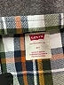 Levi's Plaid Green Long Sleeve Button-Down Shirt Size 6 - 7 - photo 3