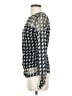 DKNY Silver Long Sleeve Blouse Size XS - photo 5