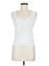 AMO 100% Cotton White Tank Top Size M - photo 1