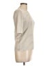 Vince. Stripes Ivory Short Sleeve Turtleneck Size L - photo 4
