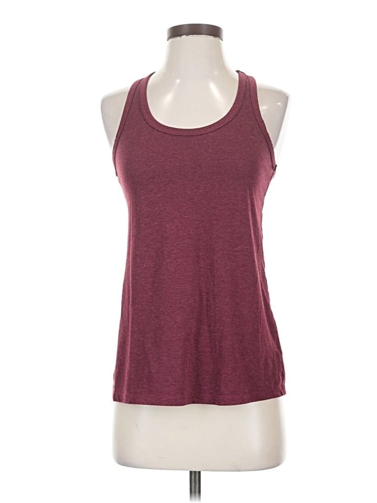 Pre-owned Athletic Works Active Tank Top In Burgundy