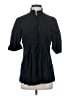 MICHAEL Michael Kors 100% Cotton Black 3/4 Sleeve Button-Down Shirt Size S - photo 1