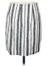 Intermix Stripes Gray Casual Skirt Size S - photo 2