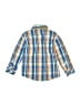 Blac Label Plaid Blue Long Sleeve Button-Down Shirt Size 4T - photo 2