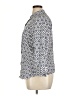 Talbots Print Blue 3/4 Sleeve Button-Down Shirt Size 16 - photo 5
