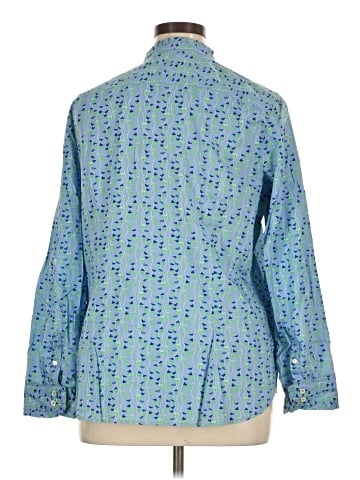 Talbots Long Sleeve Button-Down Shirt (view 2)