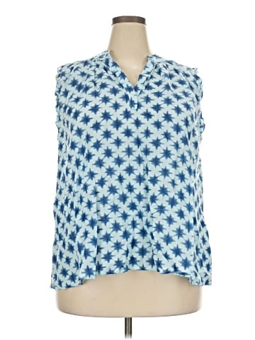 Lane Bryant Sleeveless Button-Down Shirt (view 1)