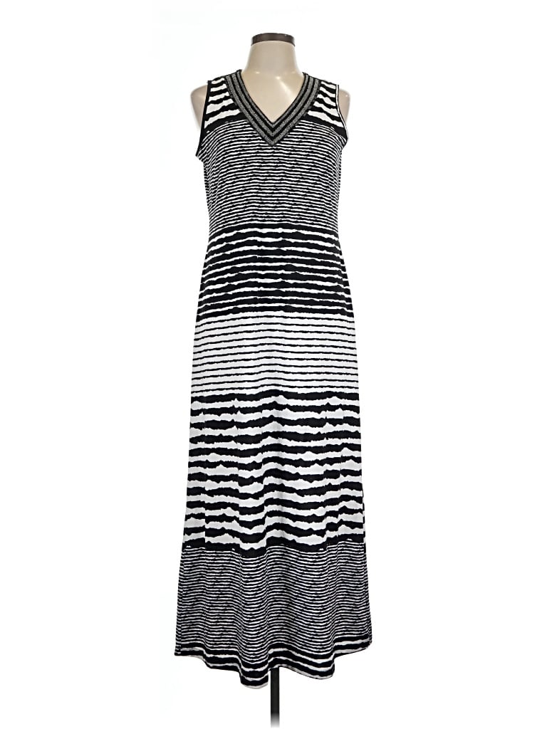 Pre-owned Ny Collection Casual Dress In Gray