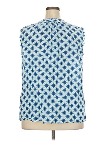 Lane Bryant Sleeveless Button-Down Shirt (view 2)
