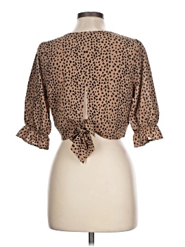 Papaya 3/4 Sleeve Blouse (view 2)